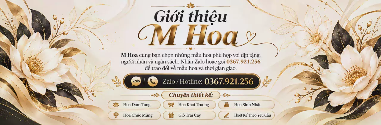 Ảnh bìa Shop hoa tươi Xã Quỳnh Lưu Ninh Bình - Chăm chút món quà từ sắc hoa